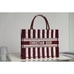 DIOR TOTE striped shopping bag